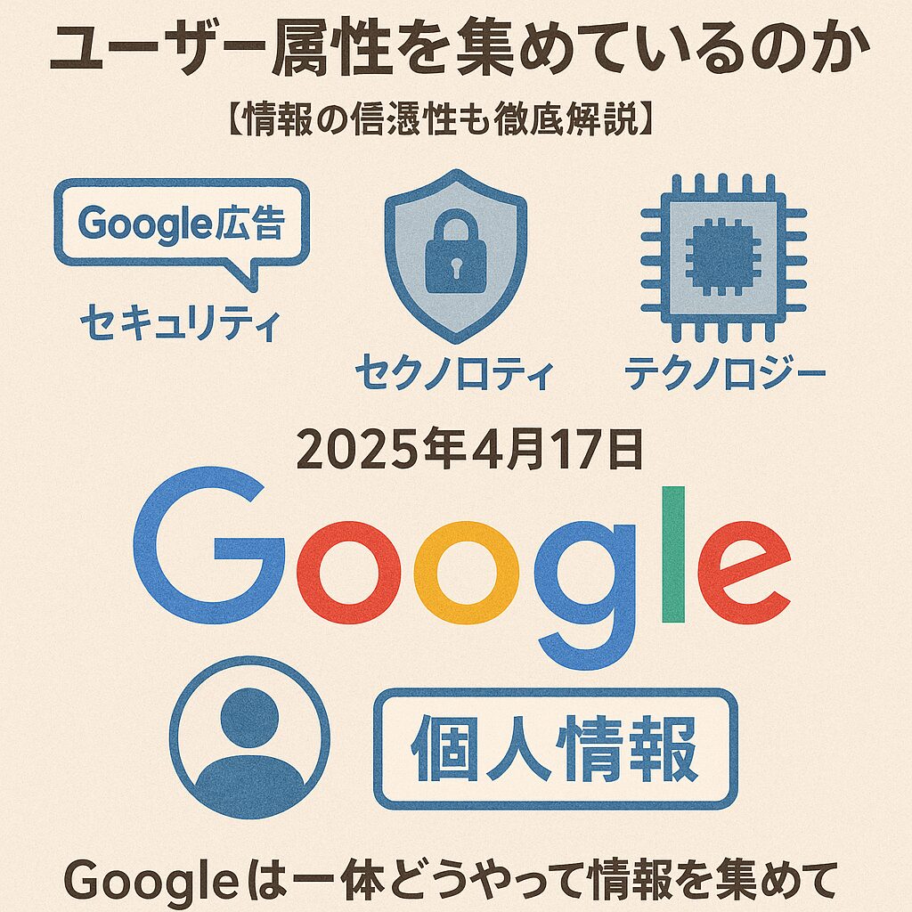 Googleはなぜ、そしてどのようにユーザー属性を集めているのか？【情報の信憑性も徹底解説】