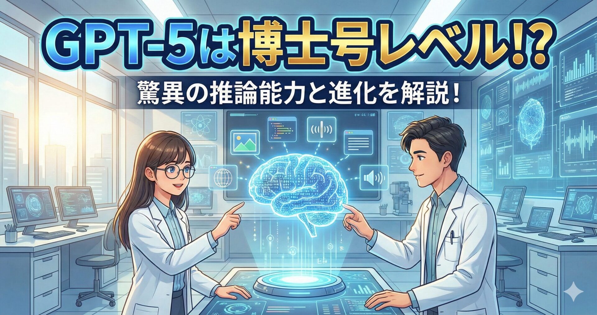 GPT-5は「博士号(PhD)レベル」ってどういうこと？サムネイル画像