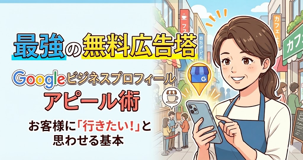 Googleビジネスプロフィール、作っただけじゃもったいない！お客様に「行きたい！」と思わせるアピール術