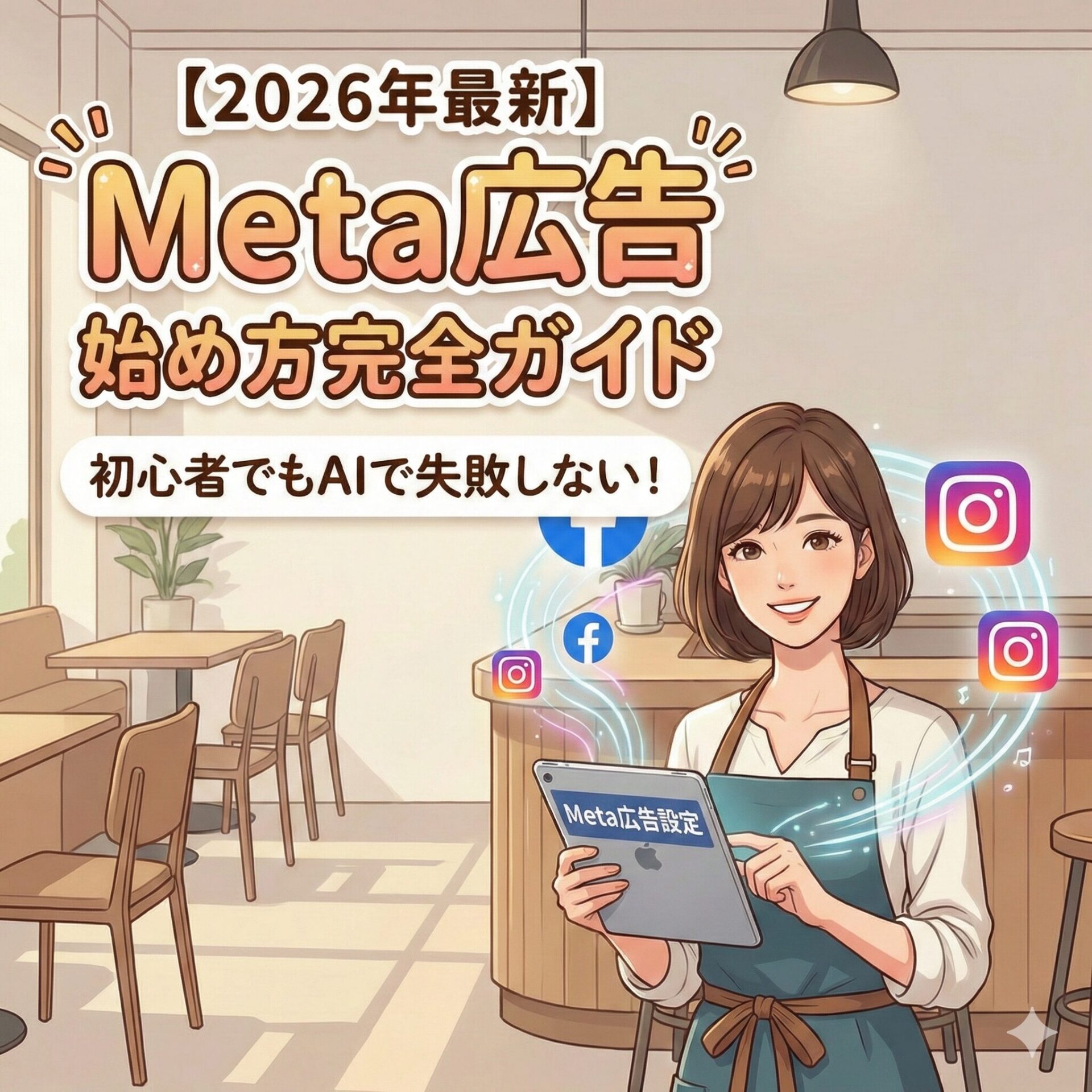 【2026年最新】初心者でも失敗しない！Meta広告（Facebook・Instagram）の始め方完全ガイドサムネイル画像
