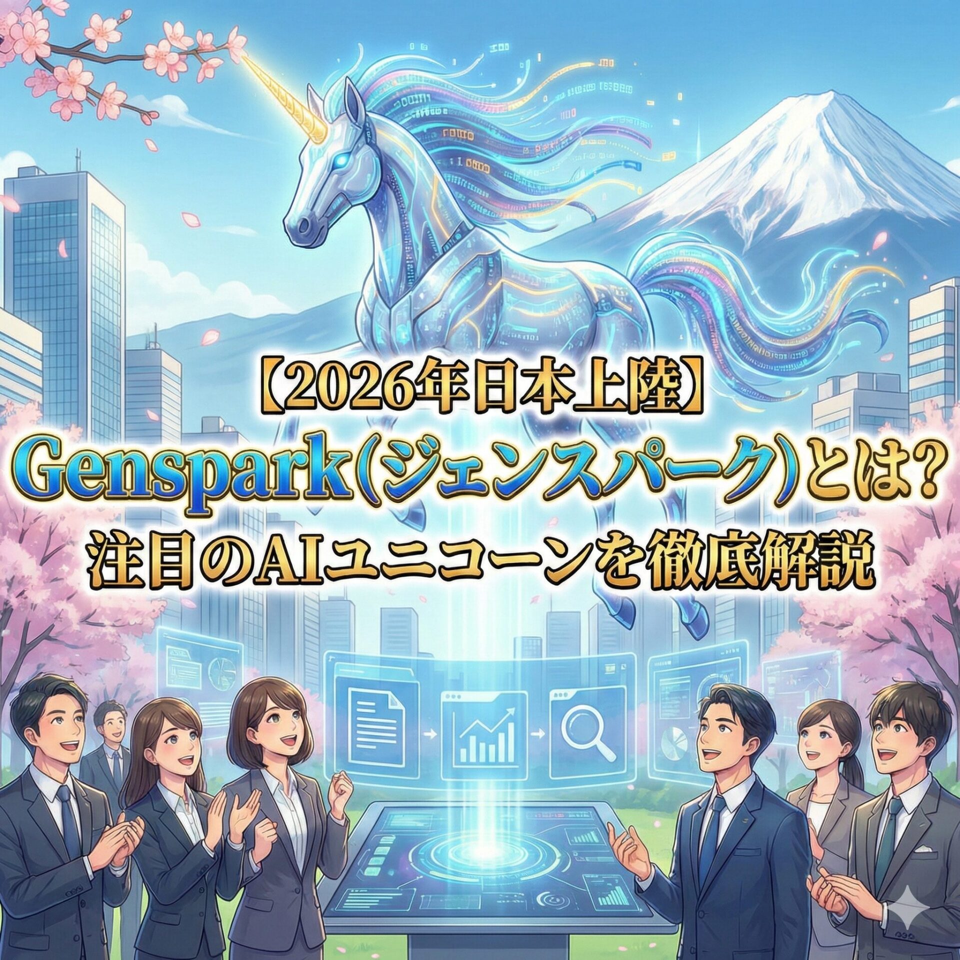 【2026年日本上陸】Genspark（ジェンスパーク）とは？注目のAIユニコーンを徹底解説サムネイル画像