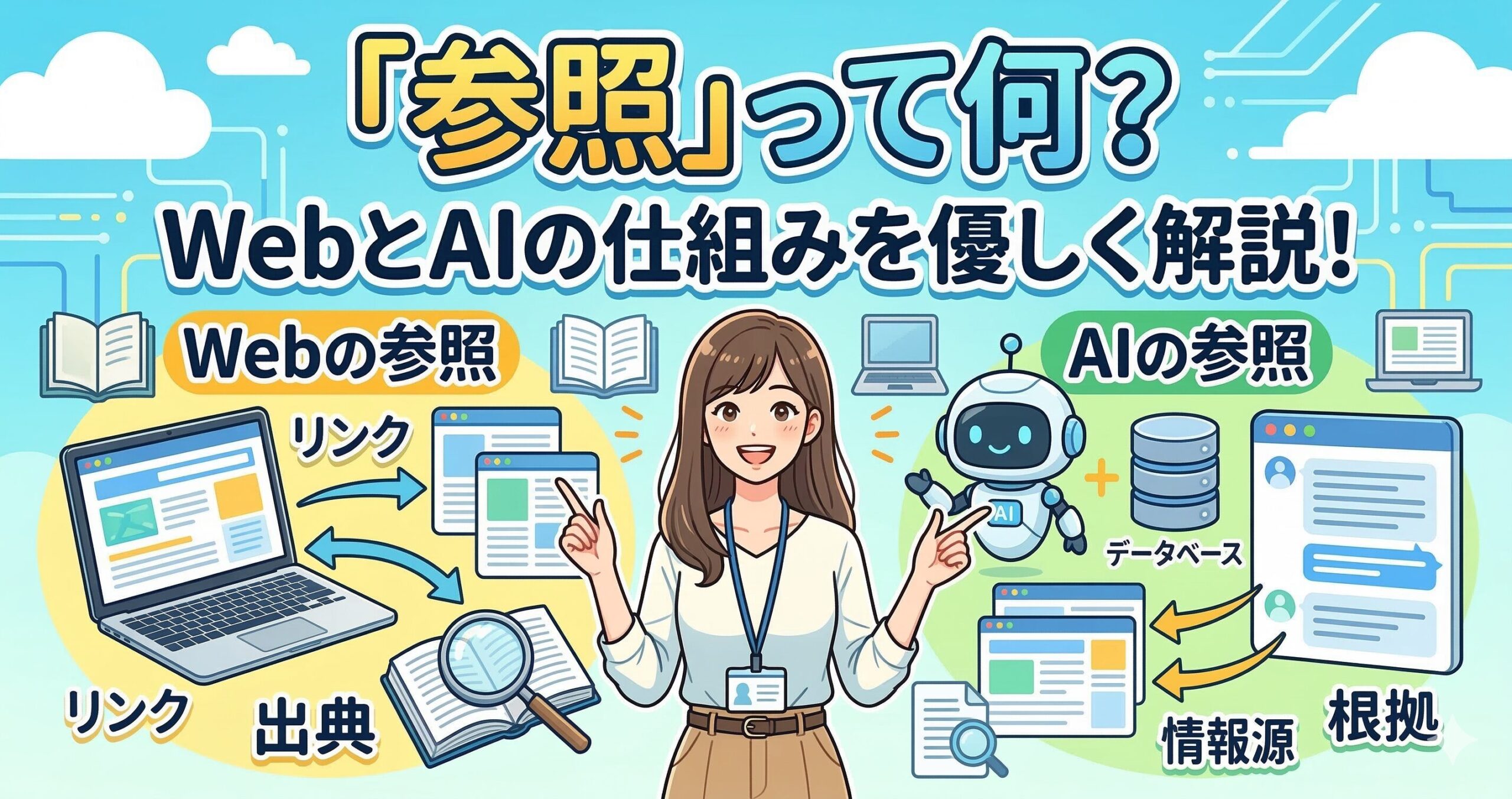 AIで「参照される」ってどういう意味？わかりやすく解説サムネイル画像