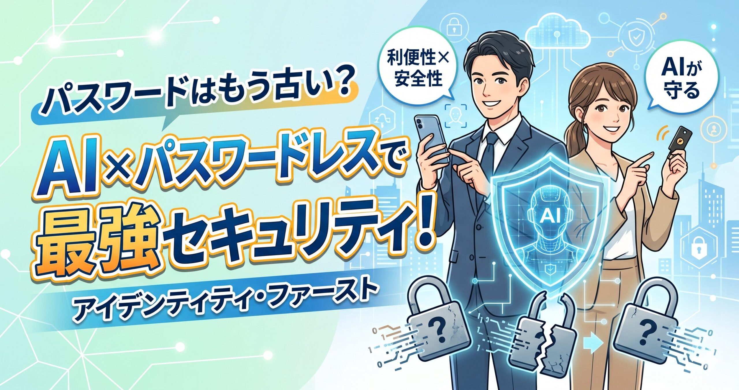 パスワードはもう古い？AIとパスワードレスで作る「アイデンティティ・ファースト」な最強セキュリティサムネイル画像